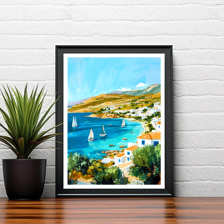 Crete Greece Travel Print Wall Decor Wall Art Crete Landscape Wall Hanging Home Décor Greek Island Gift Art Lovers Scenic Print