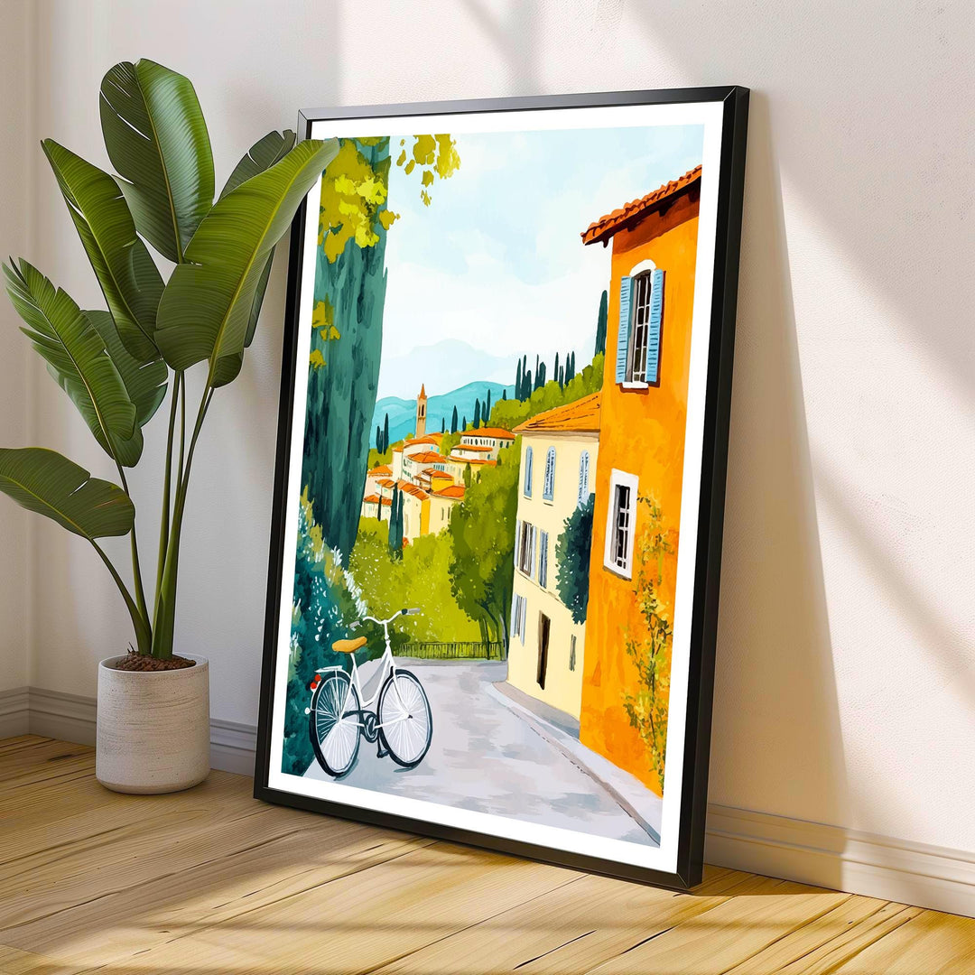 Florence Italy Travel Print Wall Decor Wall Art Florence Landscape Wall Hanging Home Décor Italian City Gift Art Lovers Historic Print