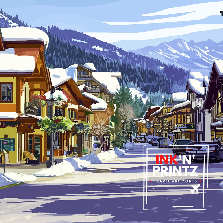 Leavenworth Washington Travel Print Wall Decor Wall Art Leavenworth Landscape Wall Hanging Home Décor Bavarian Village Gift Art Lovers