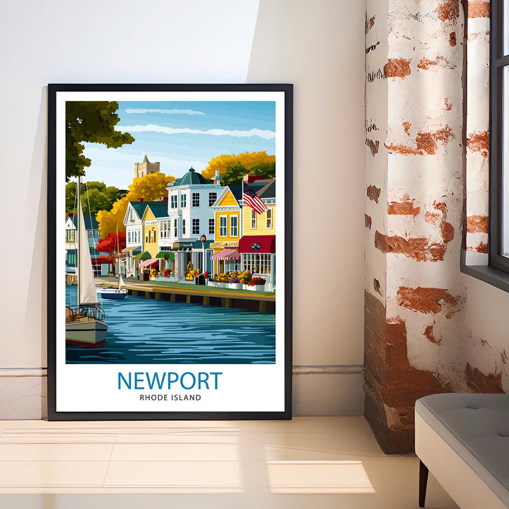 Newport Rhode Island Travel Poster