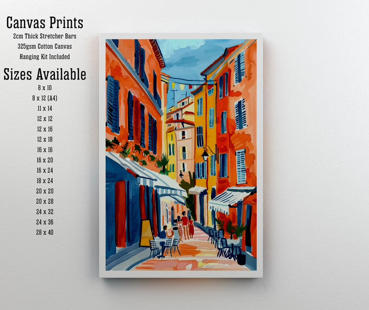 Nice France Travel Print Wall Decor Wall Art Nice Landscape Wall Hanging Home Décor French Riviera Gift Art Lovers Scenic Print