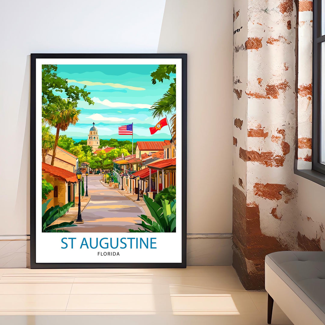 St. Augustine Florida Travel Poster