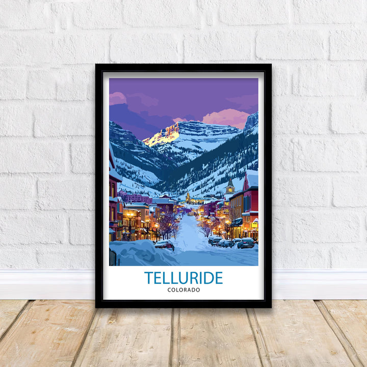 Telluride Colorado Travel Poster