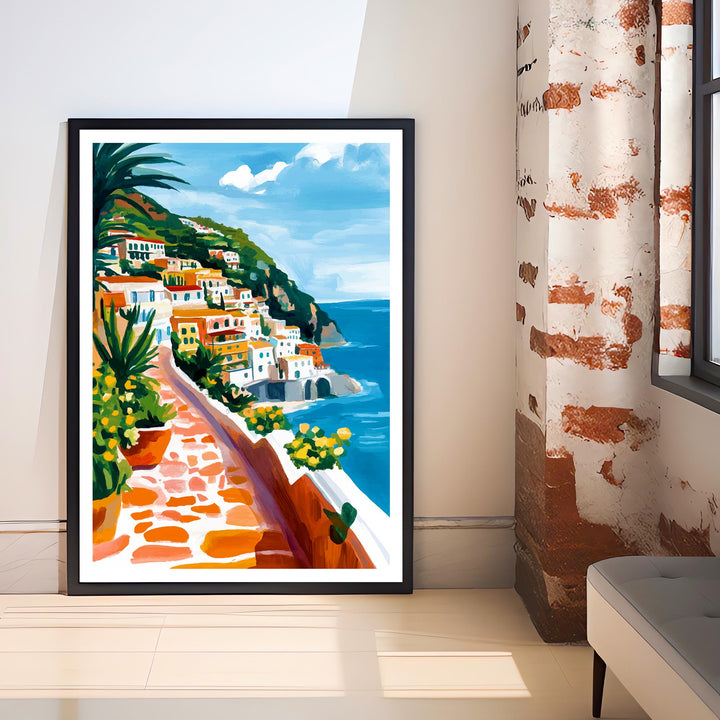 Positano Italy Travel Poster