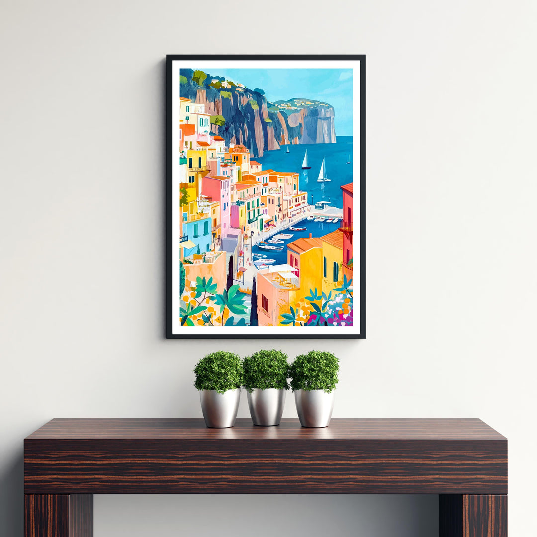 Sorrento Italy Travel Poster