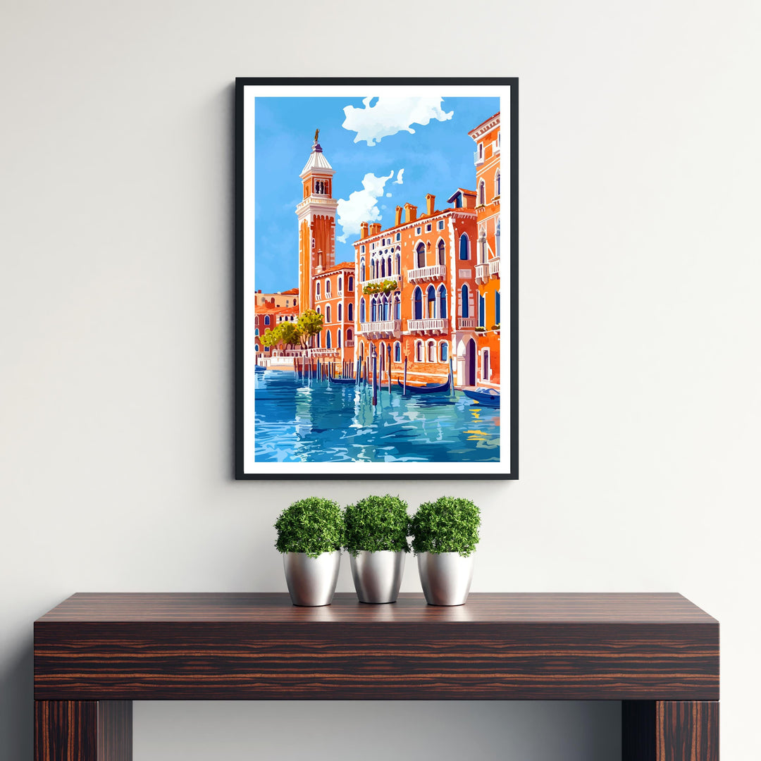 Venice Italy Travel Poster