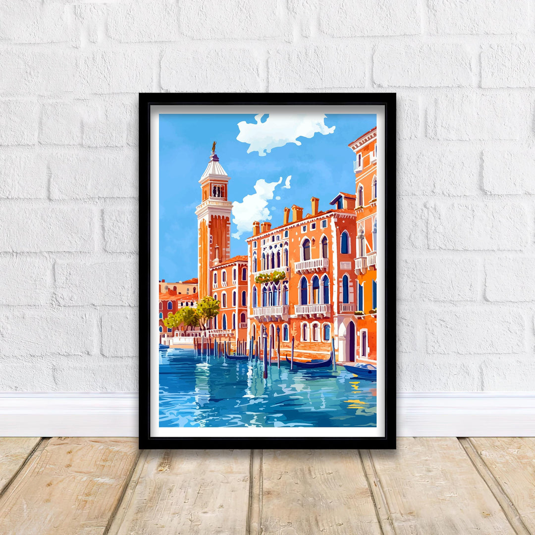 Venice Italy Travel Print Wall Decor Wall Art Venice Landscape Wall Hanging Home Décor Italian City Gift Art Lovers Scenic Print