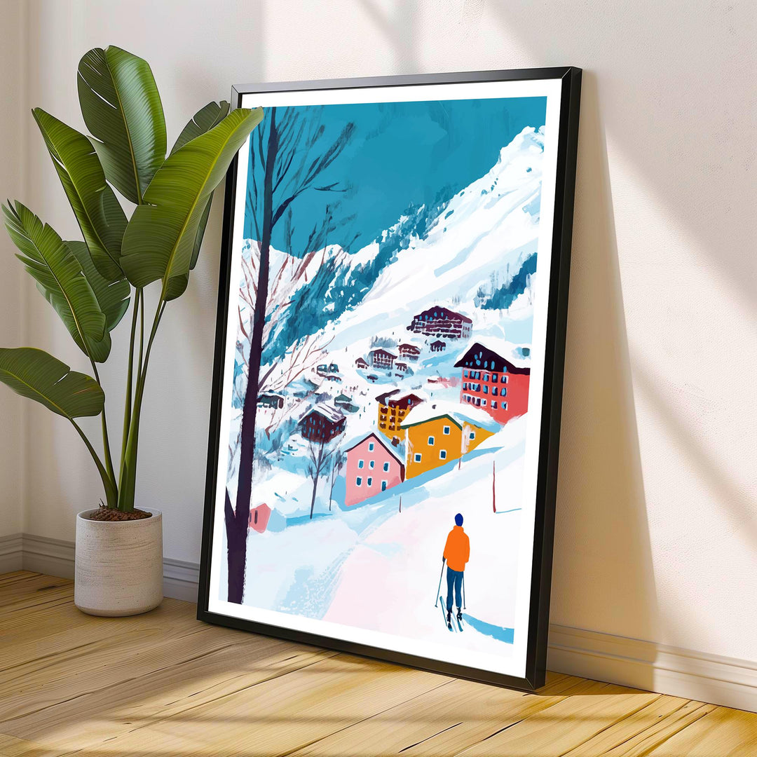 Zermatt Switzerland Travel Print Wall Decor Wall Art Zermatt Landscape Wall Hanging Home Décor Alpine Village Gift Art Lovers Scenic Print