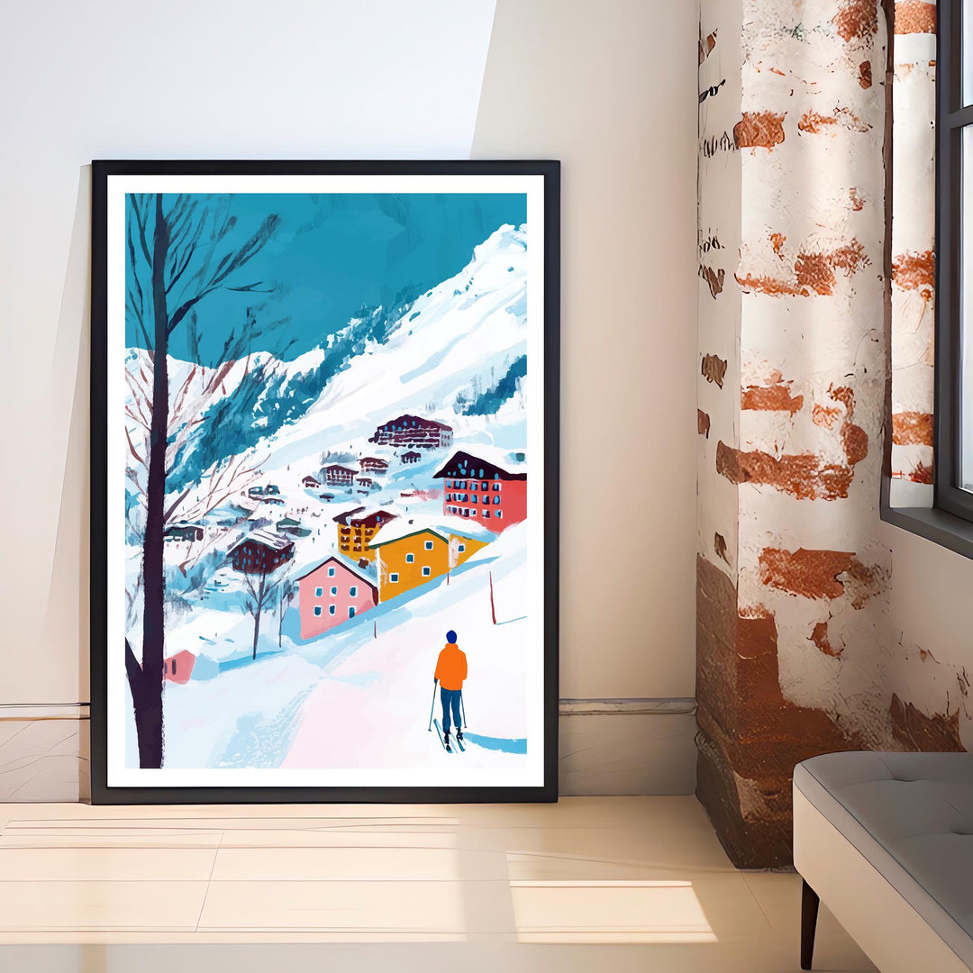 Zermatt Switzerland Travel Print Wall Decor Wall Art Zermatt Landscape Wall Hanging Home Décor Alpine Village Gift Art Lovers Scenic Print