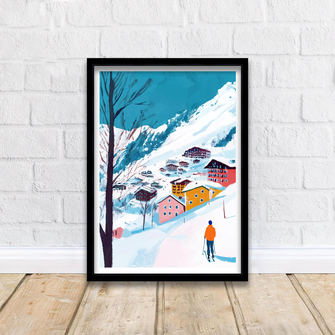 Zermatt Switzerland Travel Print Wall Decor Wall Art Zermatt Landscape Wall Hanging Home Décor Alpine Village Gift Art Lovers Scenic Print