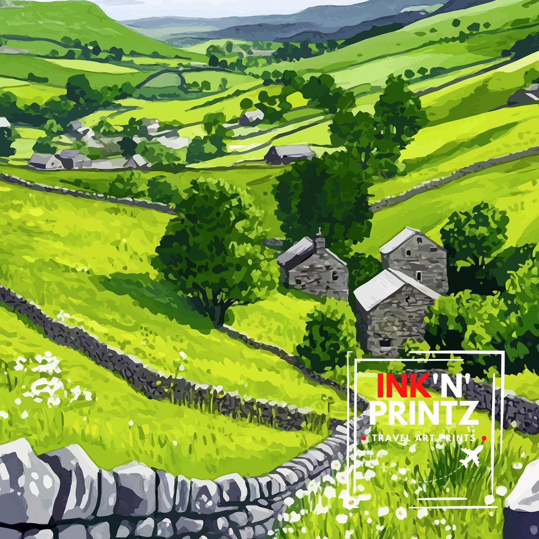 Peak District Travel Poster