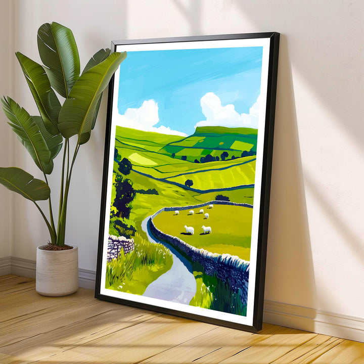 Yorkshire Dales Travel Poster