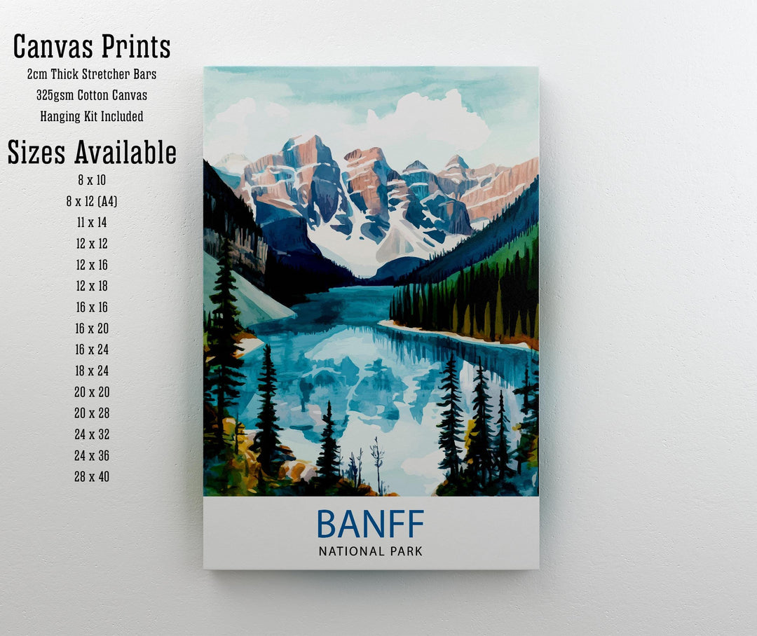 Banff National Park Travel Poster