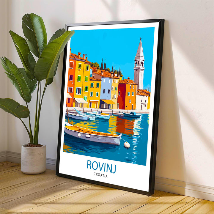 Rovinj Croatia Travel Poster