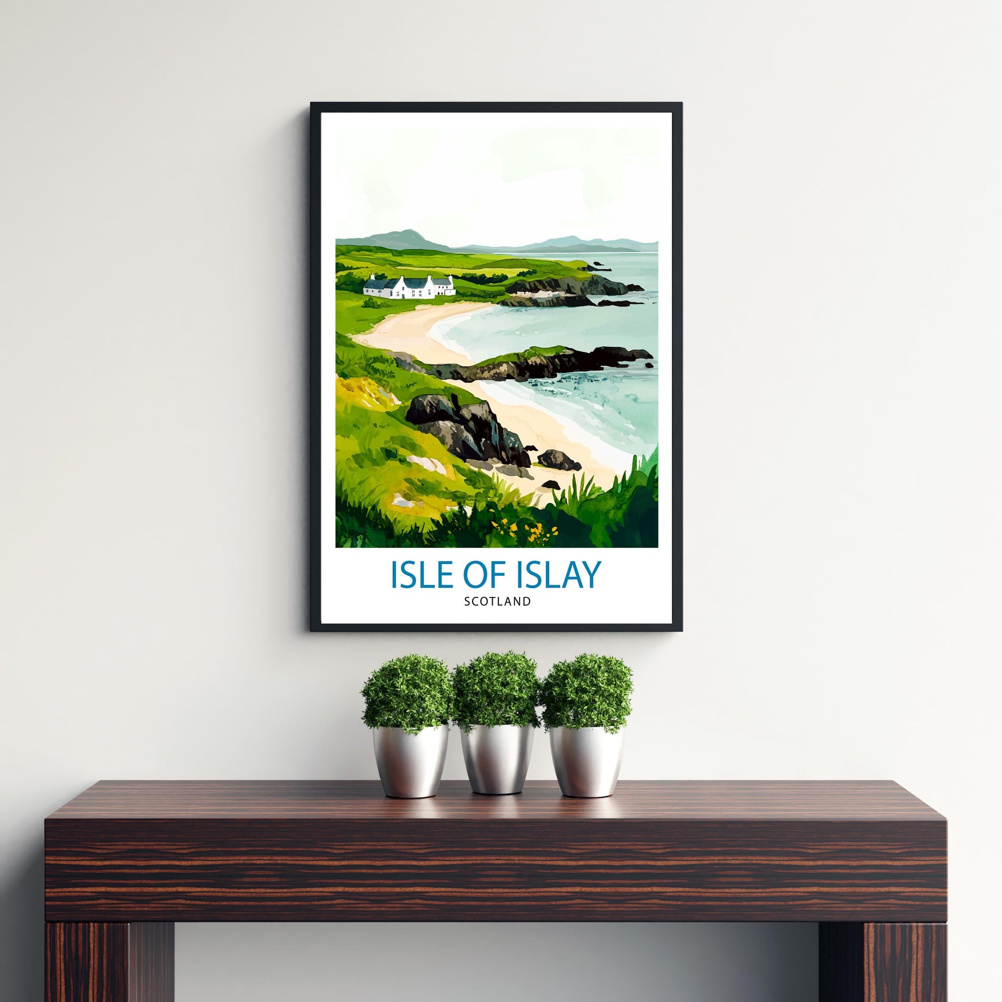 Isle of Islay Travel Print Wall Decor Wall Art Islay Landscape Wall Hanging Home Décor Scottish Island Gift Art Lovers Scenic Print