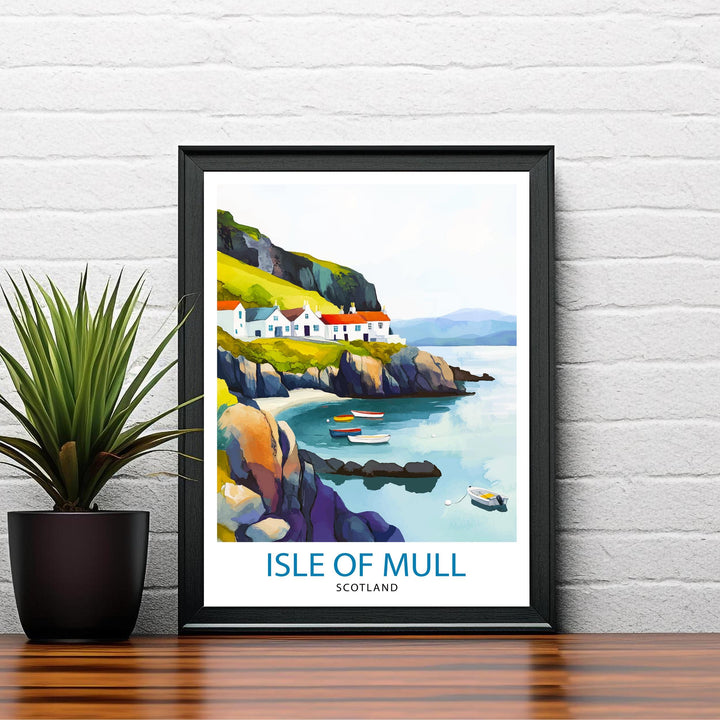 Isle of Mull Travel Poster