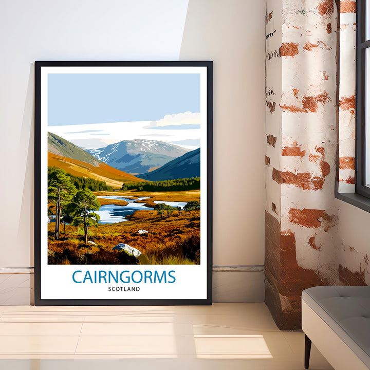 Cairngorms Scotland Travel Print Wall Decor Wall Art Cairngorms Landscape Wall Hanging Home Décor Scottish Highlands Gift Art Lovers Scenic