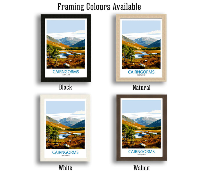 Cairngorms Scotland Travel Print Wall Decor Wall Art Cairngorms Landscape Wall Hanging Home Décor Scottish Highlands Gift Art Lovers Scenic