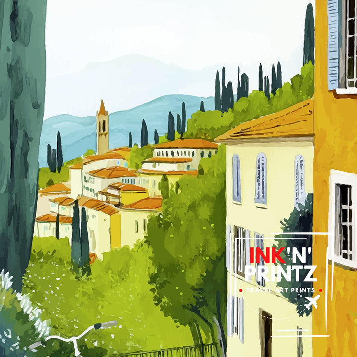 Florence Italy Travel Print Wall Decor Wall Art Florence Landscape Wall Hanging Home Décor Italian City Gift Art Lovers Historic Print