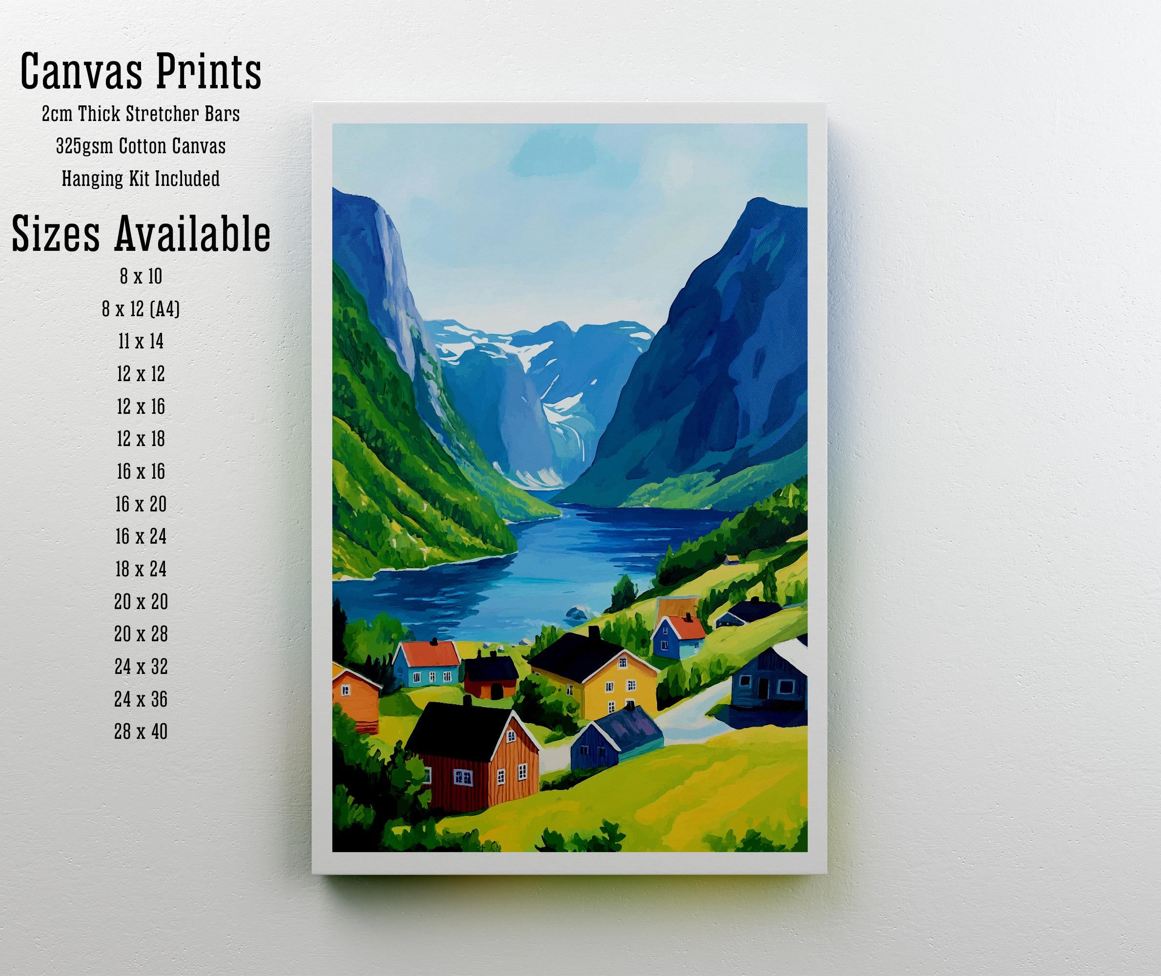Olden Norway Travel Print Wall Decor Wall Art Olden Landscape Wall Hanging Home Décor Norwegian Fjord Gift Art Lovers Scenic Print