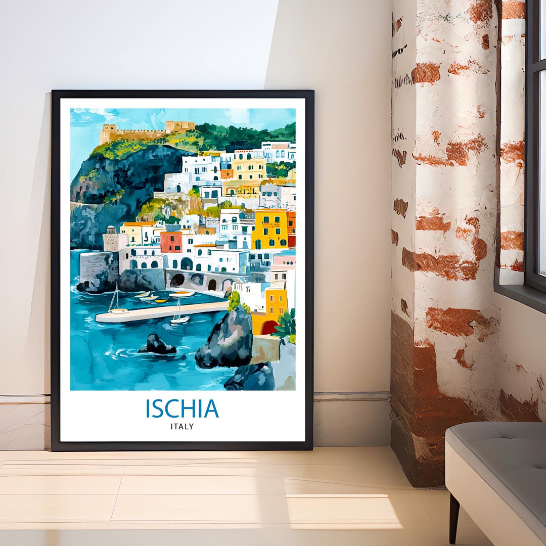 Ischia Italy Travel Poster