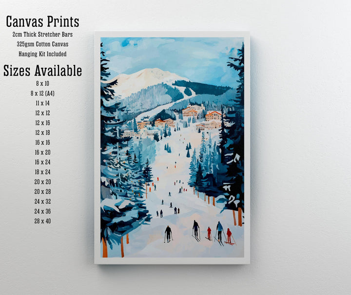 Les Arcs France Travel Print Wall Decor Wall Art Les Arcs Landscape Wall Hanging Home Décor French Alps Gift Art Lovers Scenic Print