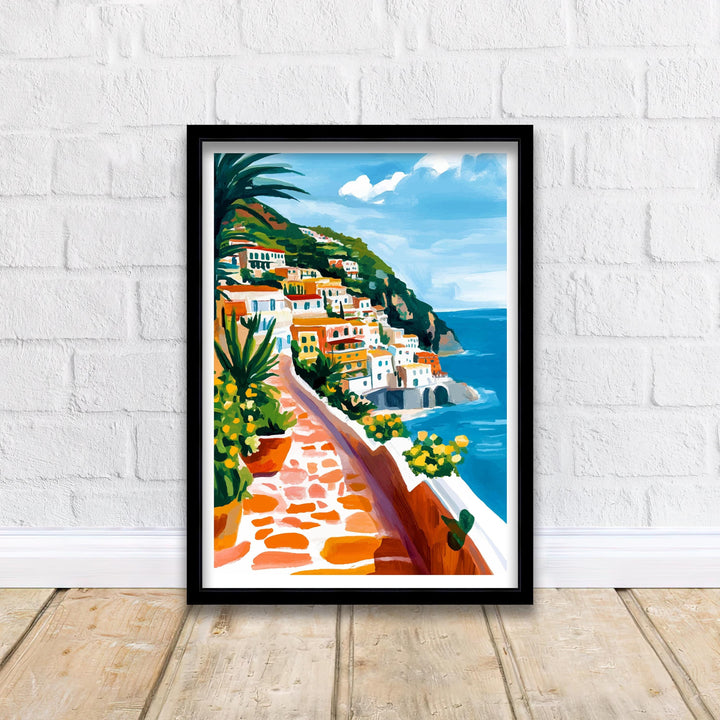 Positano Italy Travel Poster