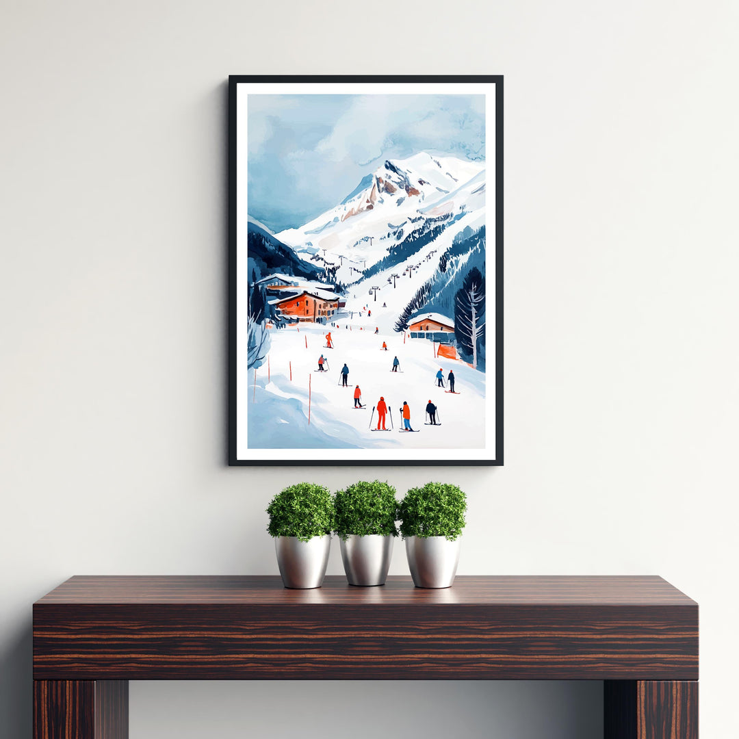 Val d'Isère France Travel Poster