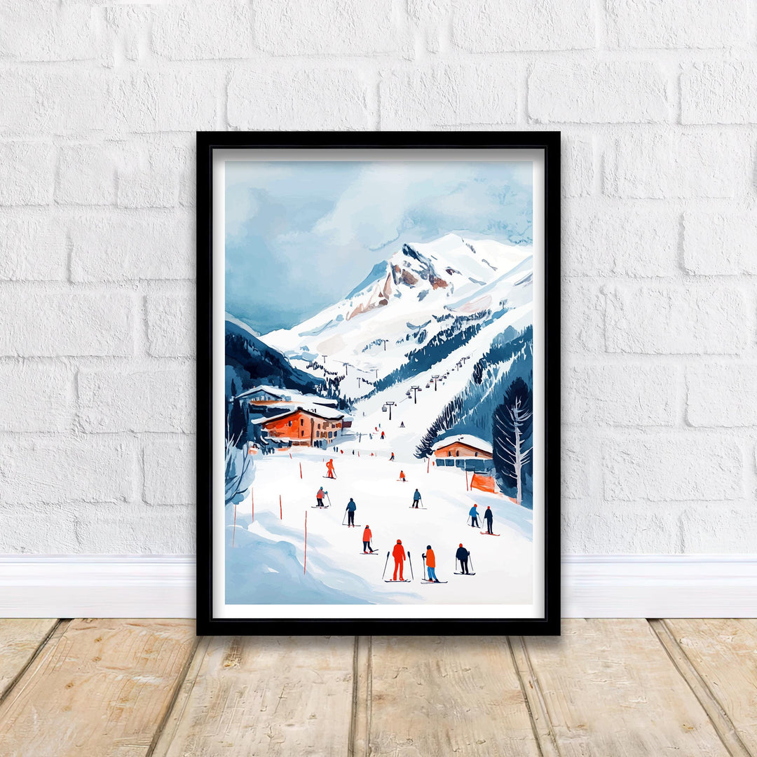 Val d'Isère France Travel Poster