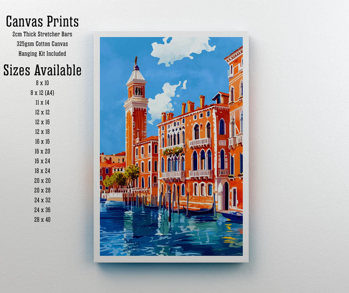 Venice Italy Travel Print Wall Decor Wall Art Venice Landscape Wall Hanging Home Décor Italian City Gift Art Lovers Scenic Print