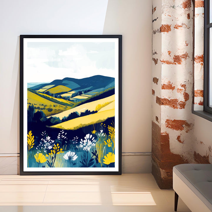 Brecon Beacons Wales Travel Print Wall Decor Wall Art Brecon Beacons Landscape Wall Hanging Home Décor Welsh National Park Gift Art Lovers