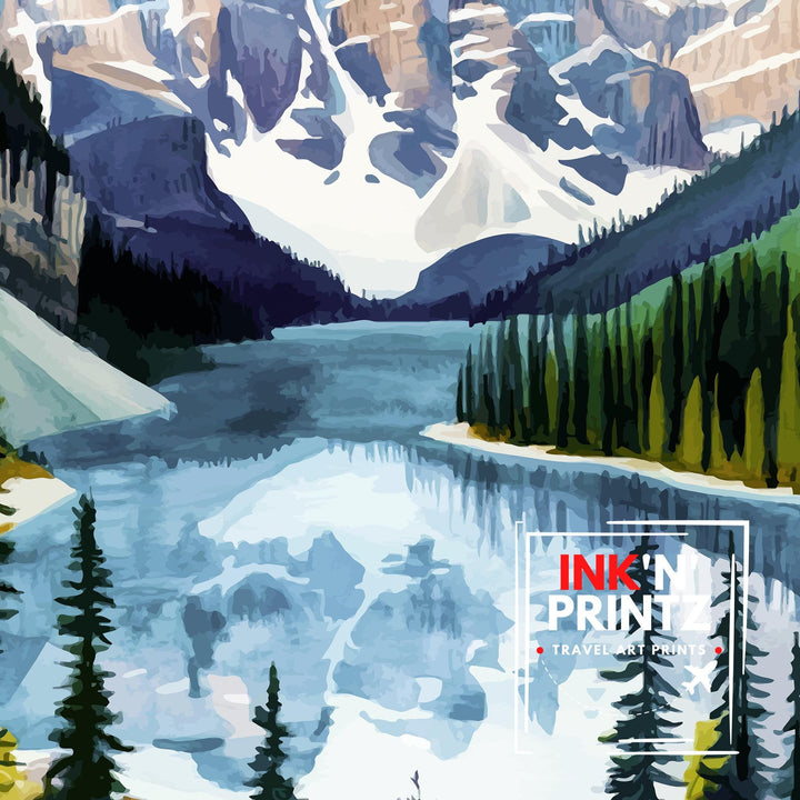 Banff National Park Travel Poster