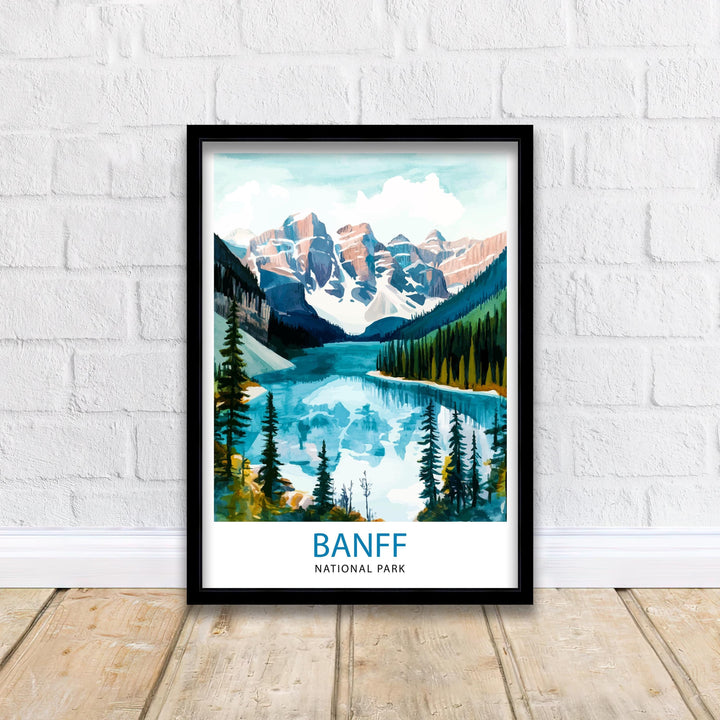 Banff National Park Travel Poster