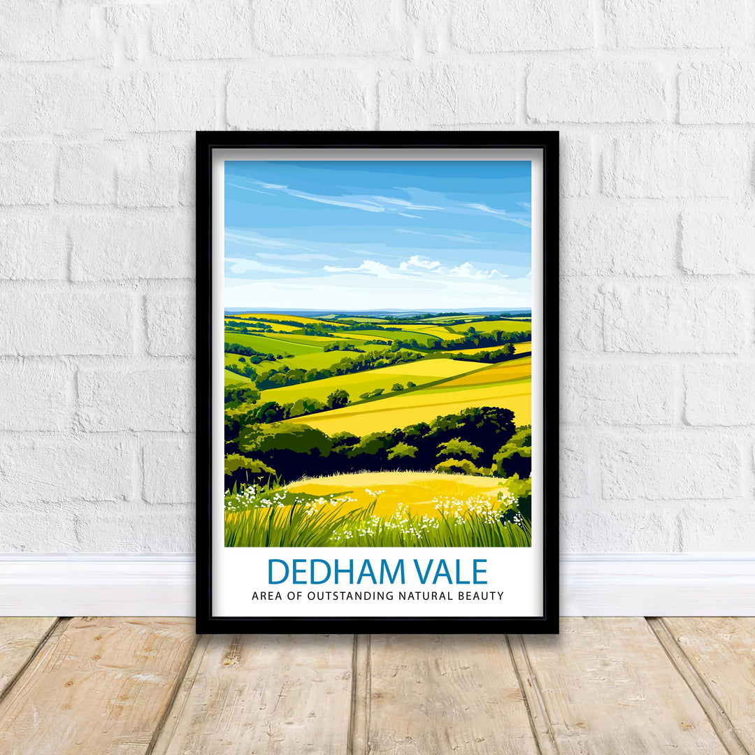 Dedham Vale AONB Travel Poster