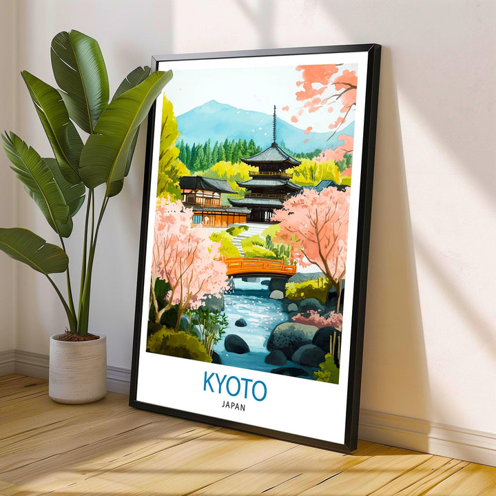 Kyoto Japan Travel Poster