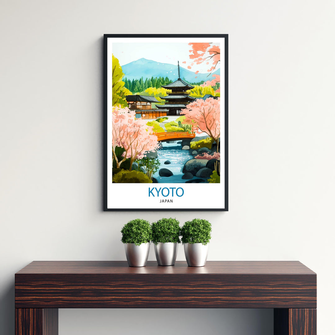 Kyoto Japan Travel Poster