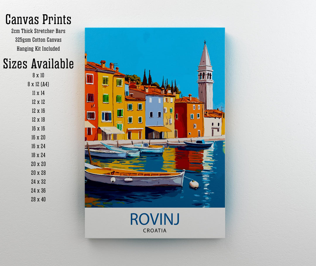 Rovinj Croatia Travel Poster