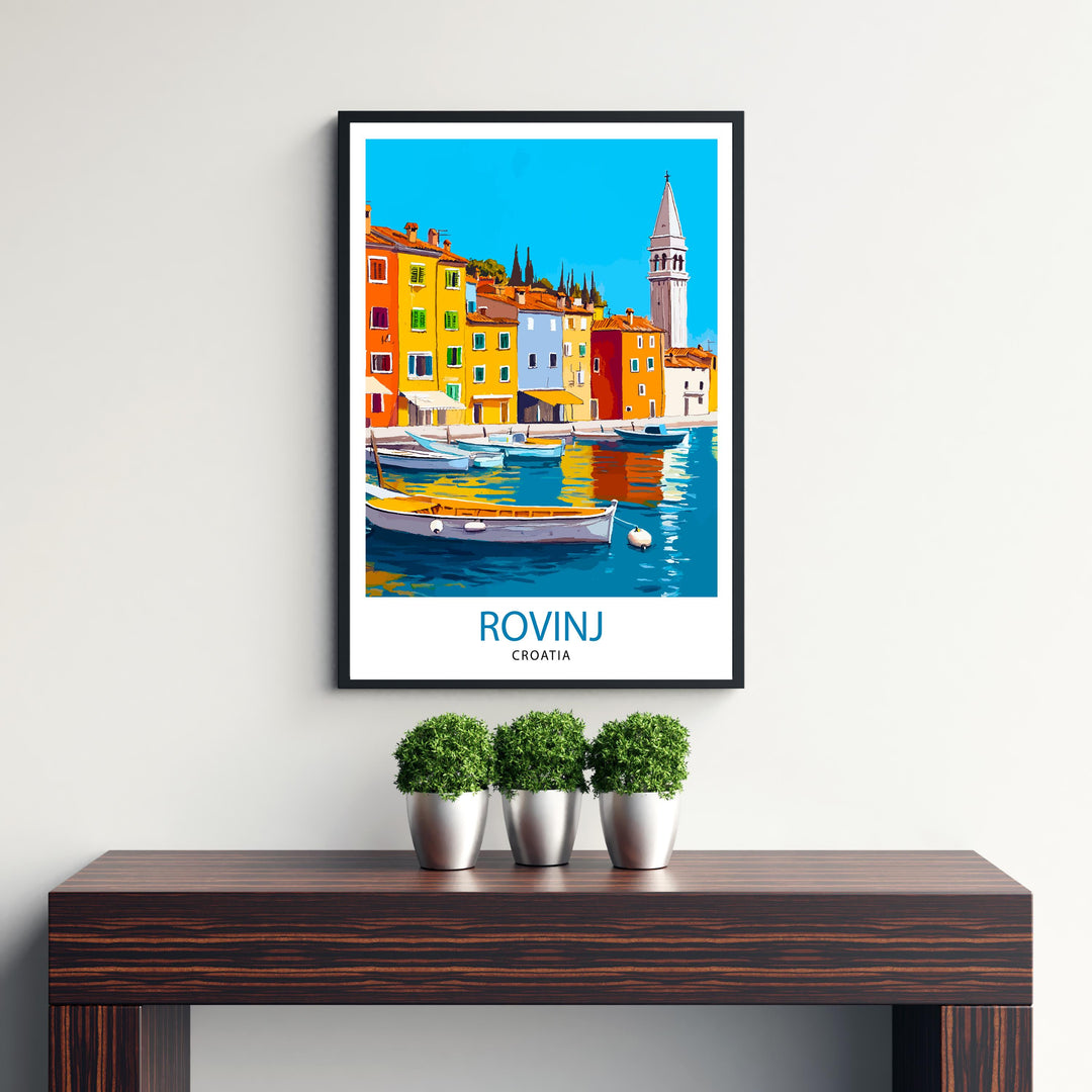 Rovinj Croatia Travel Poster