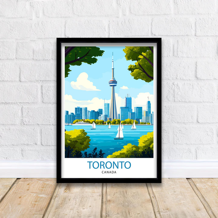 Toronto Canada Travel Poster