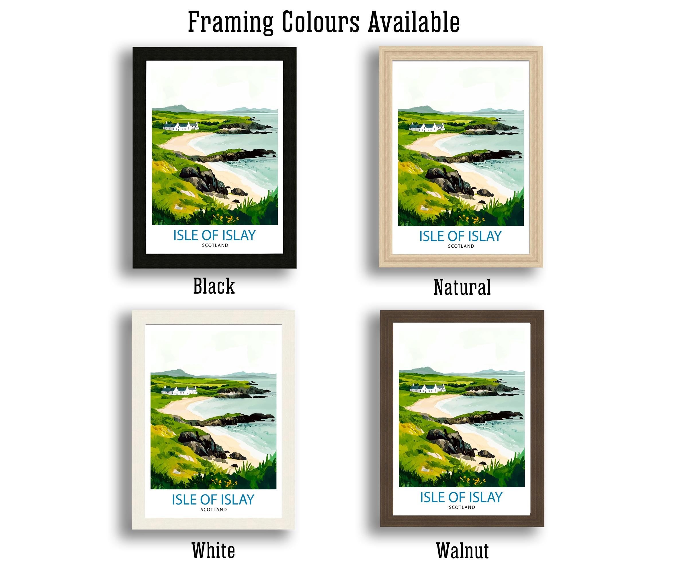 Isle of Islay Travel Print Wall Decor Wall Art Islay Landscape Wall Hanging Home Décor Scottish Island Gift Art Lovers Scenic Print