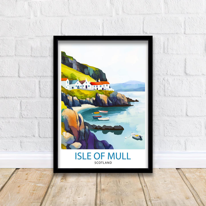 Isle of Mull Travel Print Wall Decor Wall Art Mull Landscape Wall Hanging Home Décor Scottish Island Gift Art Lovers Scenic Print