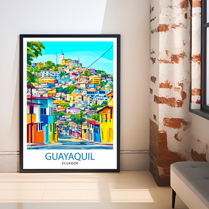 Guayaquil Ecuador Travel Print Wall Decor Wall Art Guayaquil Landscape Wall Hanging Home Décor Ecuadorian City Gift Art Lovers Scenic Print