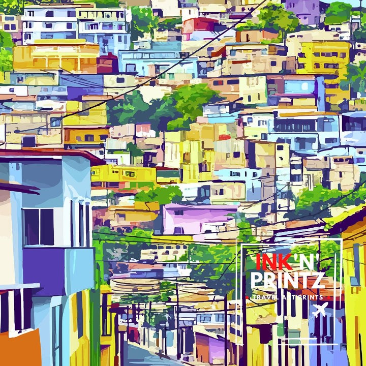 Guayaquil Ecuador Travel Print Wall Decor Wall Art Guayaquil Landscape Wall Hanging Home Décor Ecuadorian City Gift Art Lovers Scenic Print