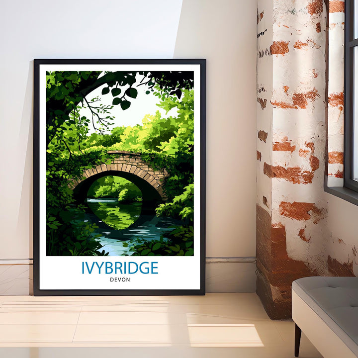 Ivybridge England Travel Print Wall Decor Wall Art Ivybridge Landscape Wall Hanging Home Décor English Countryside Gift Art Lovers Scenic