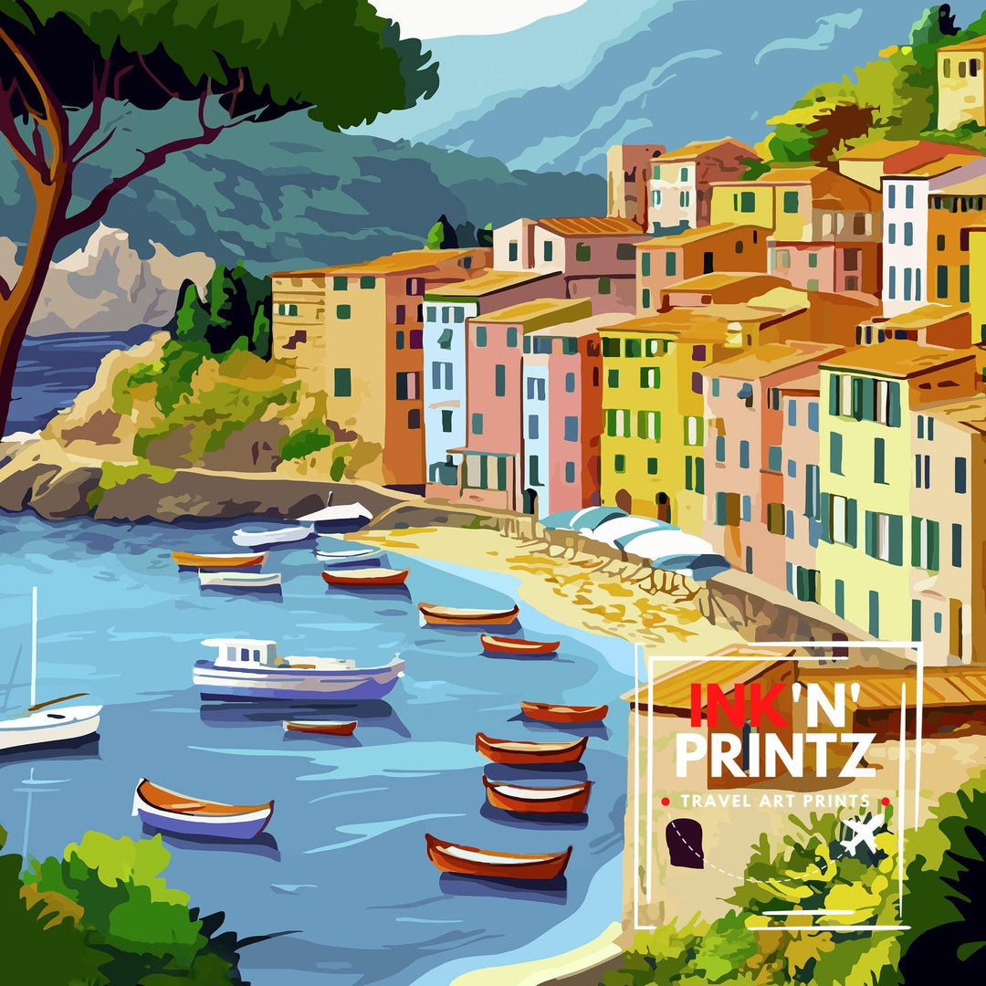 Sabaudia Italy Travel Print Wall Decor Wall Art Sabaudia Landscape Wall Hanging Home Décor Italian Coastal Gift Art Lovers Scenic