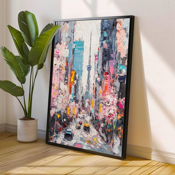 Abstract Tokyo Painting Wall Decor Wall Art Abstract Tokyo Landscape Wall Hanging Home Décor Japanese City Gift Art Lovers Modern Print