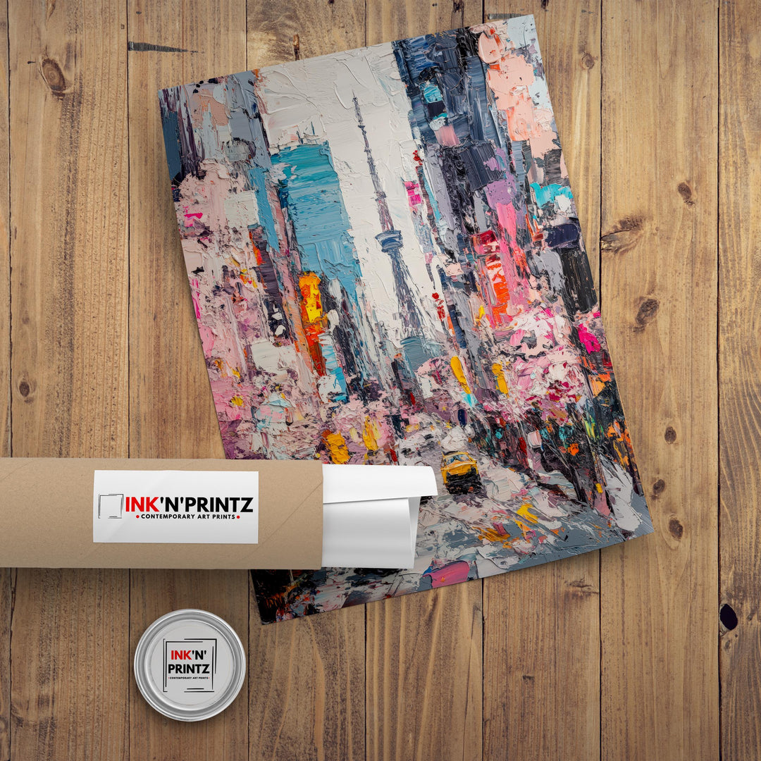 Abstract Tokyo Painting