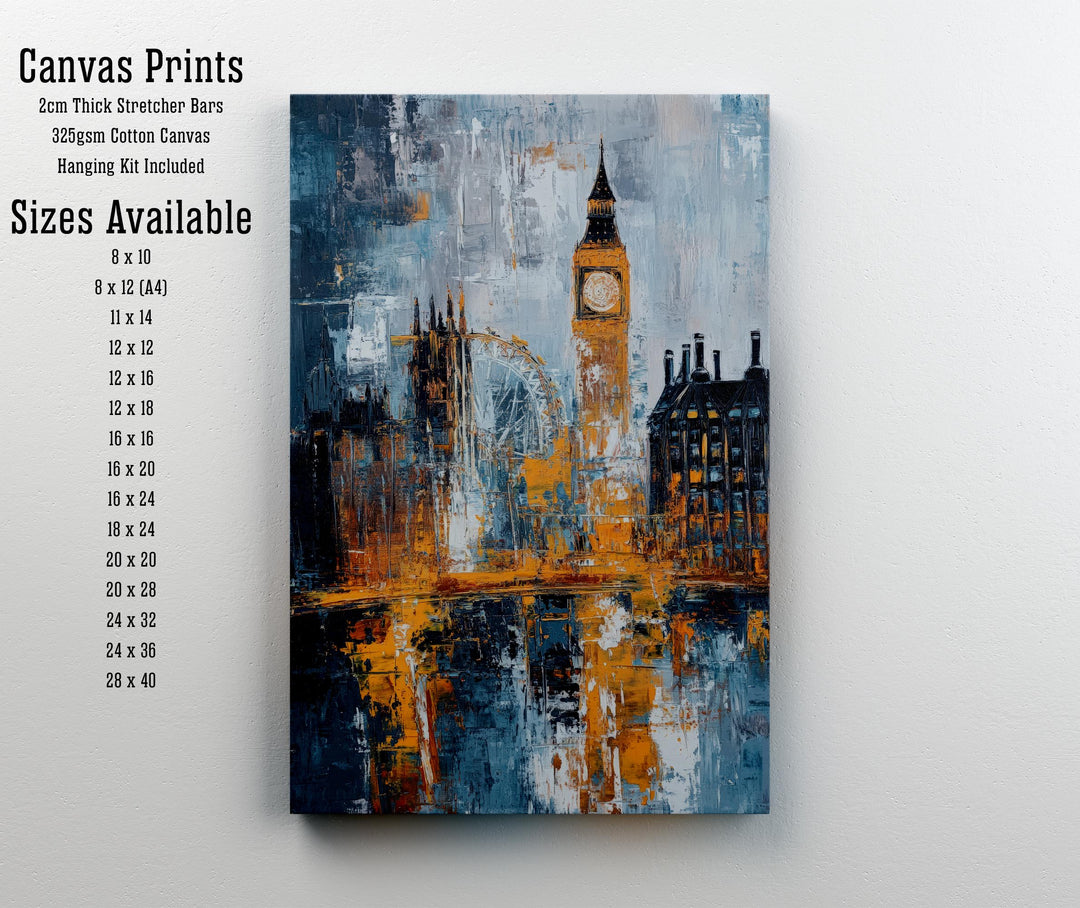 Abstract London Travel Poster