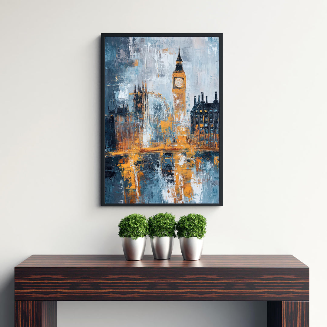 Abstract London Travel Poster