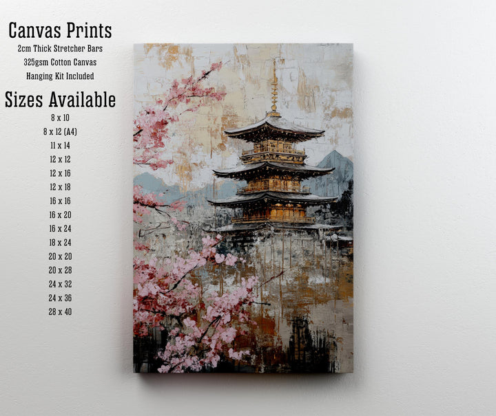 Abstract Kyoto Travel Poster Wall Decor Wall Art Abstract Kyoto Landscape Wall Hanging Home Décor Japanese City Gift Art Lovers Modern Print